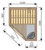 HARVIA Сауна Variant S1215L