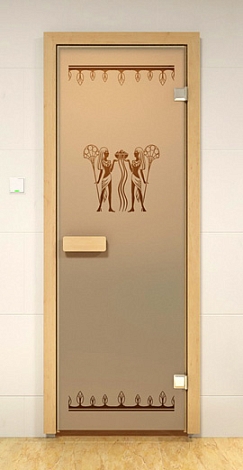 Дверь для сауны ALDO, 7х19, Фараон