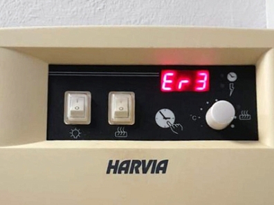 Коды неисправностей пультов управления HARVIA и SAWO