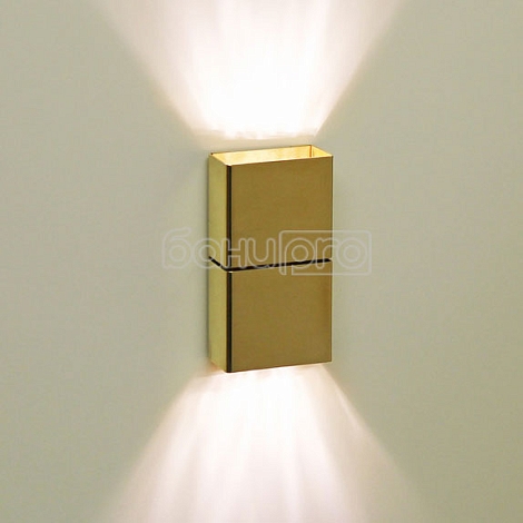 CARIITTI 1545233 Светодиодный светильник SX II SQ Led IP67 Gold