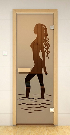 Дверь для сауны ALDO, 7х19, Наоми